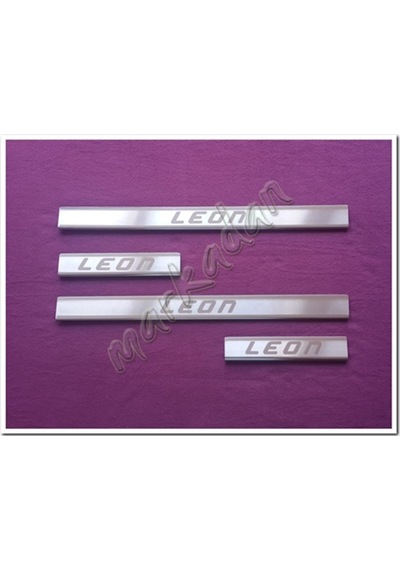 Woc Chrome Seat Leon Krom Kapı Eşiği 2012-2019 4 Parça  Paslanmaz