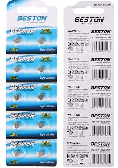 Oxford Ag4 Lr626 Alkalin Saat Pili 10'lu Paket