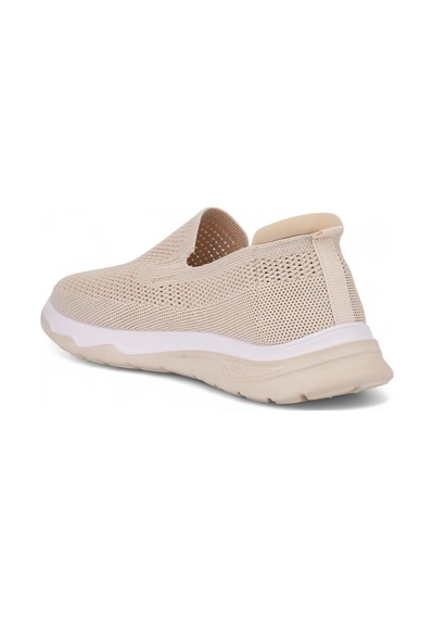 Papuçcity Poınt 03517 Erkek Ortopedik Bağcıksız Spor Ayakkabı Bej