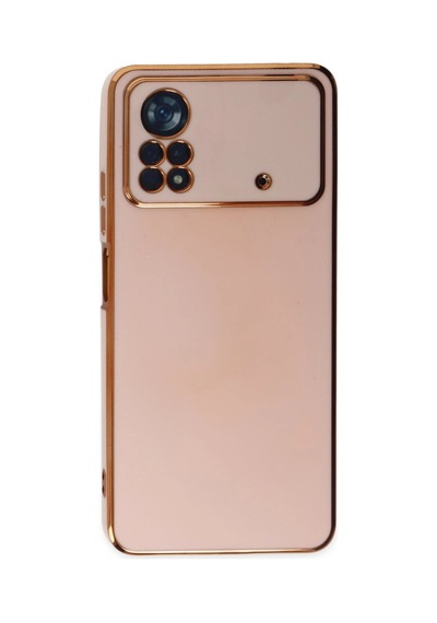 Xiaomi Poco X4 Pro 5g Kılıf Volet Silikon - Pembe -