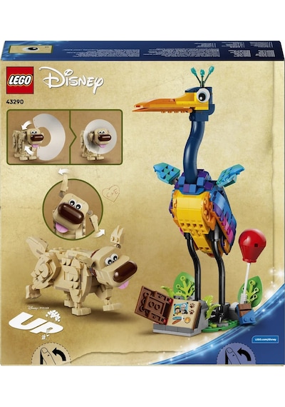 LEGO® ǀ Disney ve Pixar Kevin ve Dug 43290 - 9 Yaş ve Üzeri Çocuklar için 2 Figür İçeren Yaratıcı Oyuncak Yapım Seti (628 Parça)