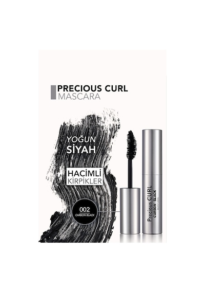 Flormar Precious Curl Kıvırıcı Maskara 002 Carbon Black