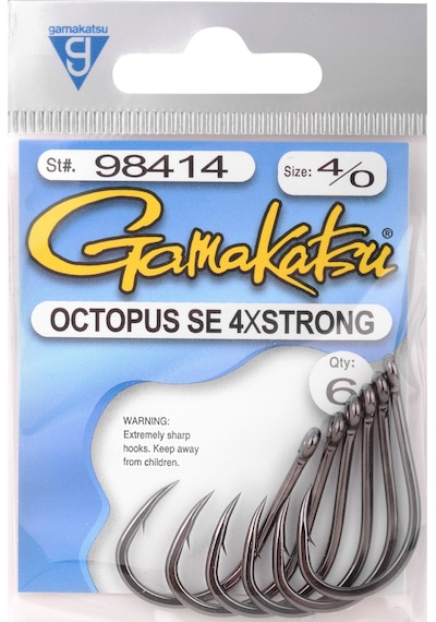 Gamakatsu Octopus Se 4x Strong No:5/0 Olta İğnesi 6adet