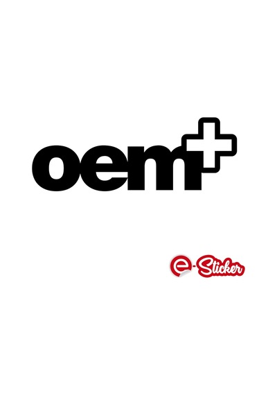 Oem Oto Sticker Oem Plus Araba Cam Sticker (438357973)