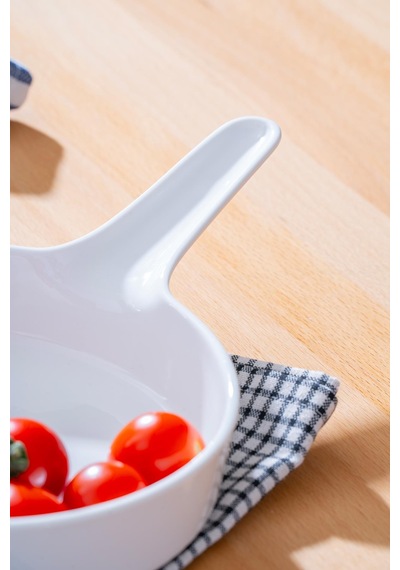 Acar Bianco Perla Sunum Tava - 33 CM