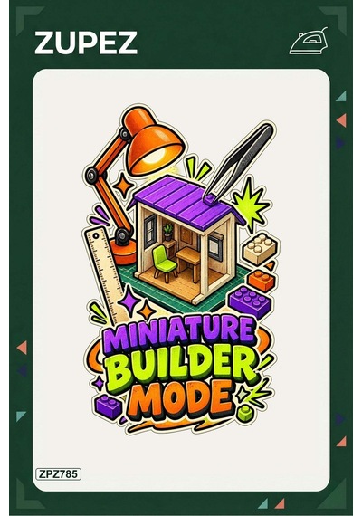Zpz785 Miniature Builder Mode Ütüyle Uygulanabilir Transfer Baskı - 911529774