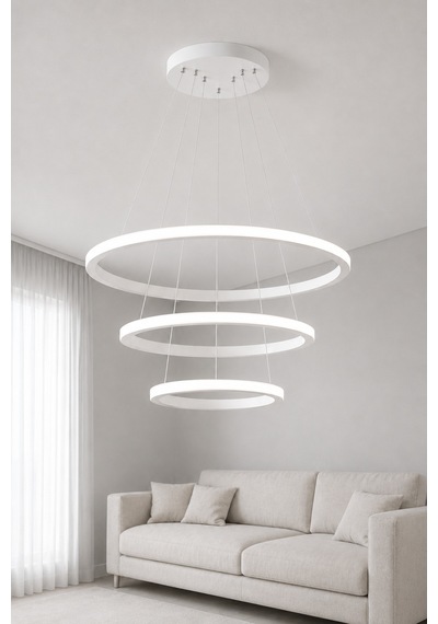 Rizon 3 Lü Led Sarkıt Avize Beyaz Işık