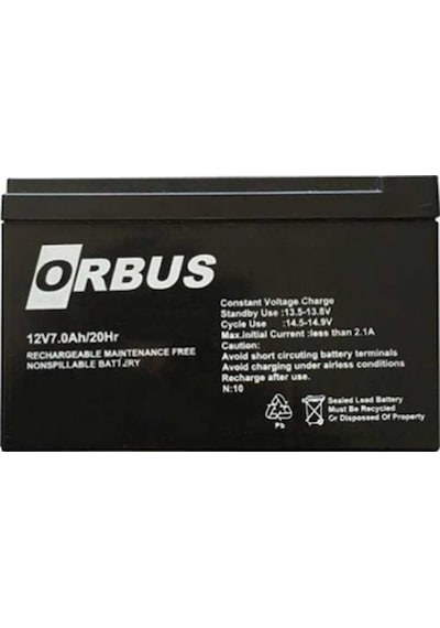 Orbus 12v 7ah Kuru Akü