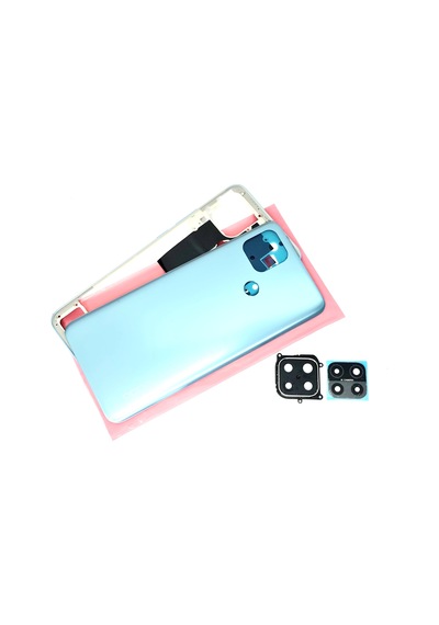 Tkgz Oppo A15 A15s Full Kasa Arka Pil Kapağı Mavi