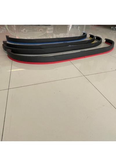 Astra H 2 Parça Karlık Lip Üniversal Kırmızı Çitalı Renkli Siyah