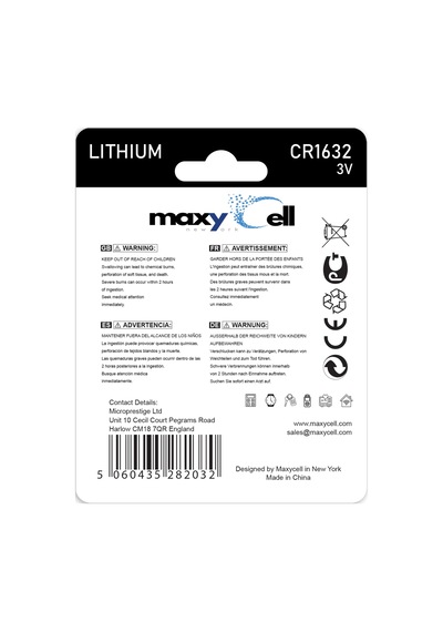 Maxycell 6 Adet 1632 Cr1632 Dl1632 3v Lityum Düğme Pilleri