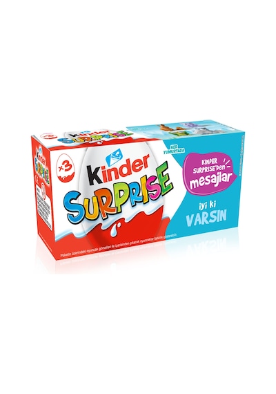 Kinder Sürpriz Yumurta Çikolata 20 Gr 3'lü-2-adet