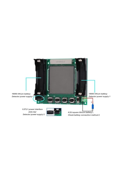 Xh-m239 18650 Lcd Dijital Ekranlı Lityum-iyon Pil Kapasite Ve Deşarj Enerji Test Cihazı