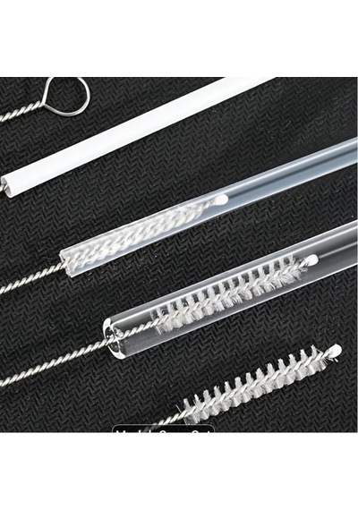 2 Adet Uzun Pipet Temizleme Fırçası, 30 Cm, Paslanmaz Çelik Ve Dayanıklı Naylon Uçlu, Stanley Quencher Ve Büyük Boy Termoslar İçin Hijyenik Yıkama