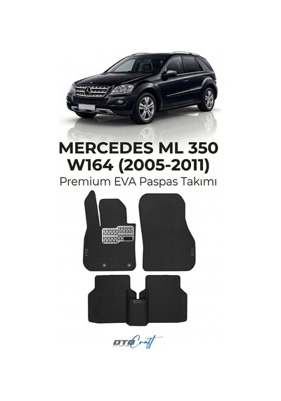 OtoCraft Mercedes Ml 350 W164 2005-2011 Araca Özel 3d Havuzlu Eva Paspas Tam Set 5 Parça