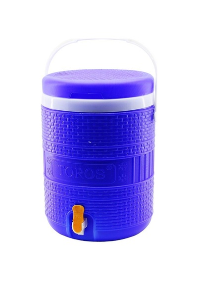 Toros 20lt Yuvarlak Termos Mavi Plastik Musluklu - Taşıma Kulplu Brkt-504217 4915 Çok Renkli
