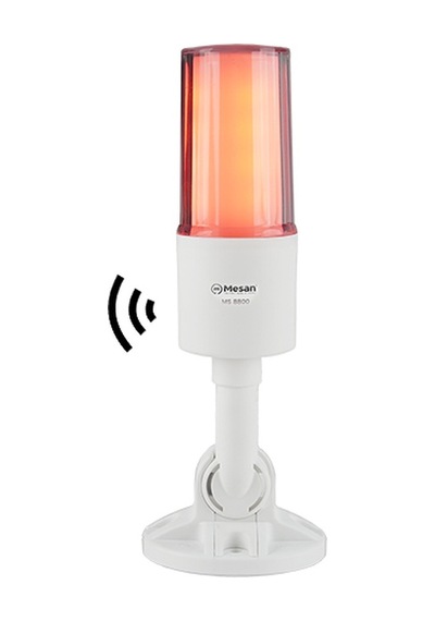 Mesan Ø50 Rgy 3 Renk Buzzerlı Işıklı Kolon 24v / 220v Ms 8800