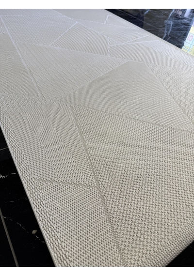 Eko Mono Mno Lux 01 Vizon Hav Toz Vermez Kaymaz Tabanlı Şık Kilim Krem