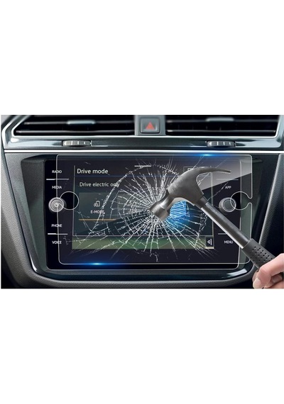 Volkswagen Taigo 8 İnç Multimedya Ekran Koruyucu Şeffaf