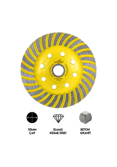 Dawreek Dt020cdc 115mm İnce Turbo Elmas Taşlama Diski