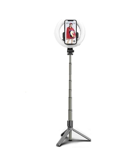 Ayrex 10 İnç Ring Light 2 Metre Tripod Bluetooth 5.2 Kumandalı Np-l14