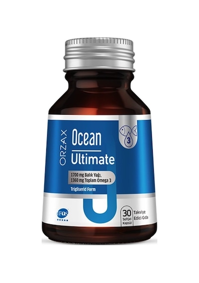 Ocean Ultımate Balık Yağı + Omega3 30 Kapsül