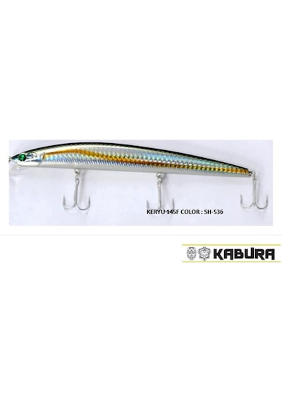 Kabura Keryu 145F 19Gr 145Mm Dalar 0.8M Sahte Balık