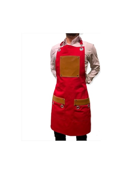 Restoran Bar Cafe Cepli Önlük Model Ve Renkleri Deri Detaylı Askı
