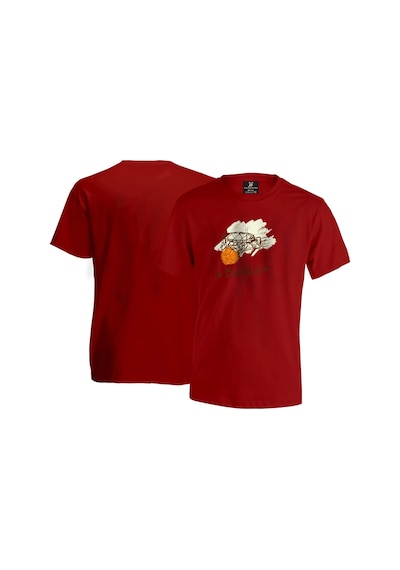 Three Point Unisex T-shirt - Kirmizi Kırmızı