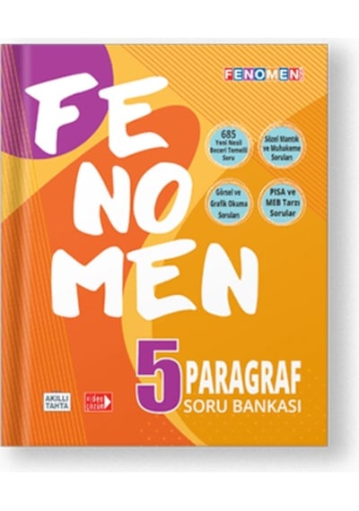 Fenomen Okul 2024 5. Sınıf Paragraf B İleri Düzey Soru Bankası Güncel Müfredat 2024