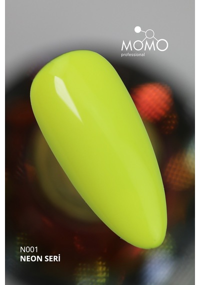 Momo Professional Kalıcı Oje N001 Neon Sarı 14 ML