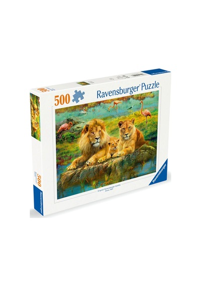 Ravensburger Puzzle Aslan Ailesi 500 Parça