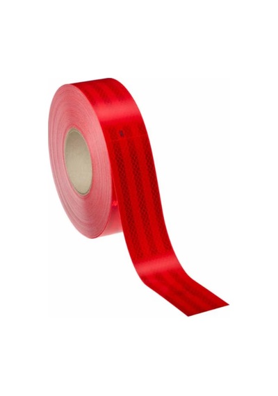 3m 983-10 Kırmızı Reflektif Şerit Bant 53.5mm X 50 Metre - Sert Zemin