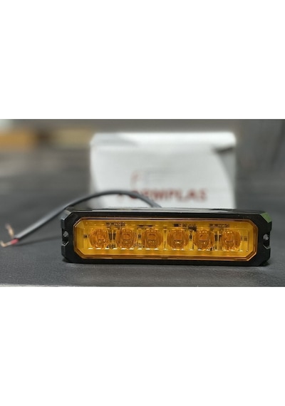 Ahmet Otomotiv Flaslı Lamba 12v-24v Uyumlu 13cm Sarı