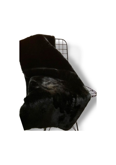 Zp-toscana/tavsan 1300gr Siyah Yumuşak Dokuma Peluş Kumaş 50x150 Cm Tekstil, Ev Tekstili Siyah Siyah