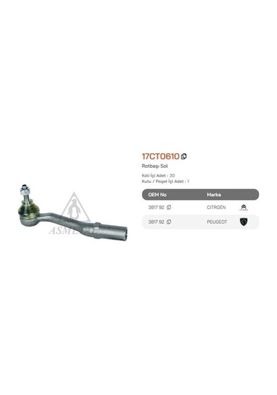 Asmetal 17ct0610 Rotbaşı Sol C3 09 381792