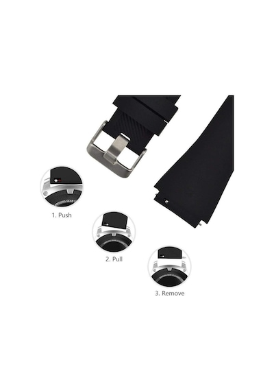 Huawei Watch Gt1 Gt2 Gt3 46Mm Akıllı Saat Kordonu Silikon Kayış (418202763)
