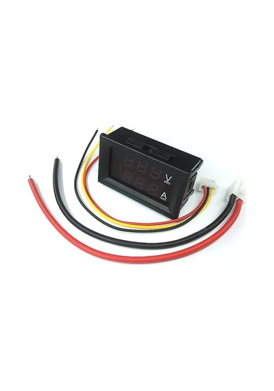 İsimmark-0.28" 100V 10A Çift Led Ekranlı Voltmetre Ve Ampermetre Modülü