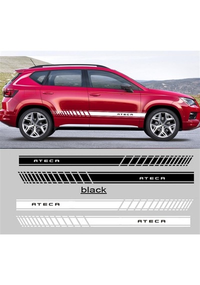 Seat Ateca Yan Kapı Şerit Sticker Etiket Modeli 2