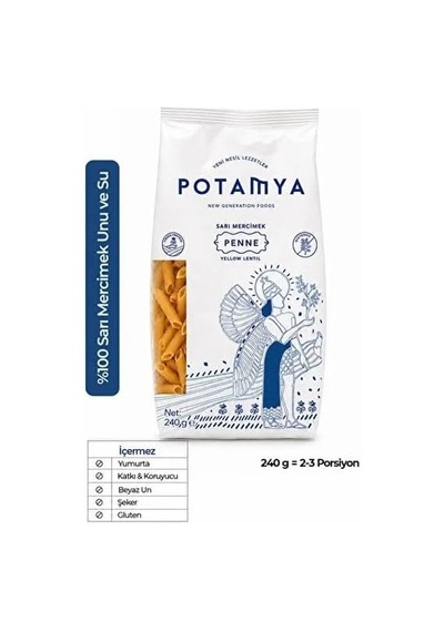 Glutensiz Sarı Mercimek Penne 240g