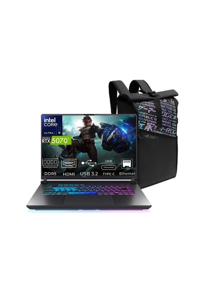 Asus ROG Strix G18 G815LR-S9155-27 Ultra 9 275HX 32 GB 2 TB SSD RTX5070Ti 18" W11P Dizüstü Bilgisayar