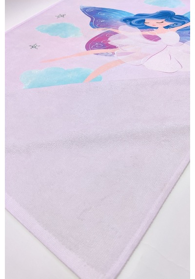 Sevimli Peri Dijital Baskılı 70x140 Cm Çocuk Plaj Havlusu