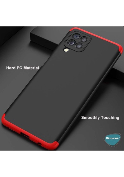 Microsonic Samsung Galaxy Uyumlu A22 Kılıf Double Dip 360 Protective