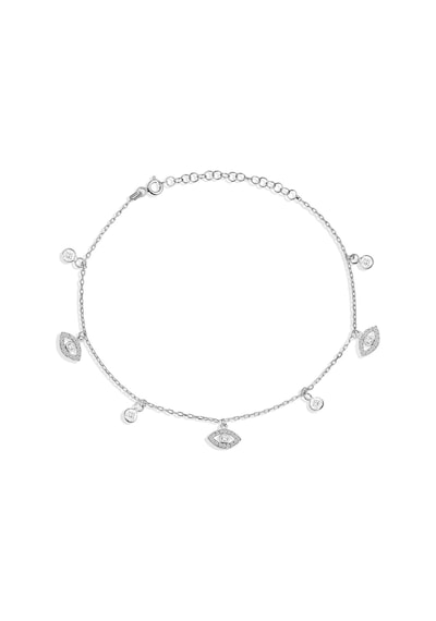 Argentum Concept - Göz Figürlü Gümüş Halhal - H003901 Gümüş