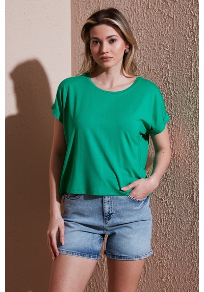 Fashion Friends Bayan Bluz 25y0519k1 Yeşil Yeşil