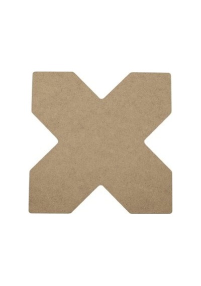 X Dekoratif Duvar Süsü - Mdf Obje Karışık