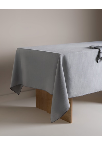 Madame Coco Nostang Masa Örtüsü - Gri - 145x250 Cm 8684427303498 Çok Renkli