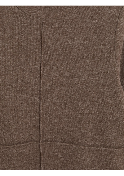 Lcw Comfort Kahverengi Bisiklet Yaka Elbise
