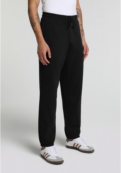 Colin's Colins Relaxed Fit Orta Bel Düz Erkek Siyah Eşofman Altı Cl1076436 Q1.v2 Blk