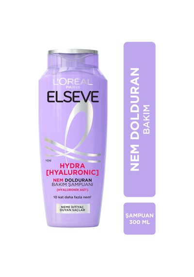 L'oréal Paris Elseve Hydra Hyaluronic Nem Dolduran Bakım Şampuanı 300ml